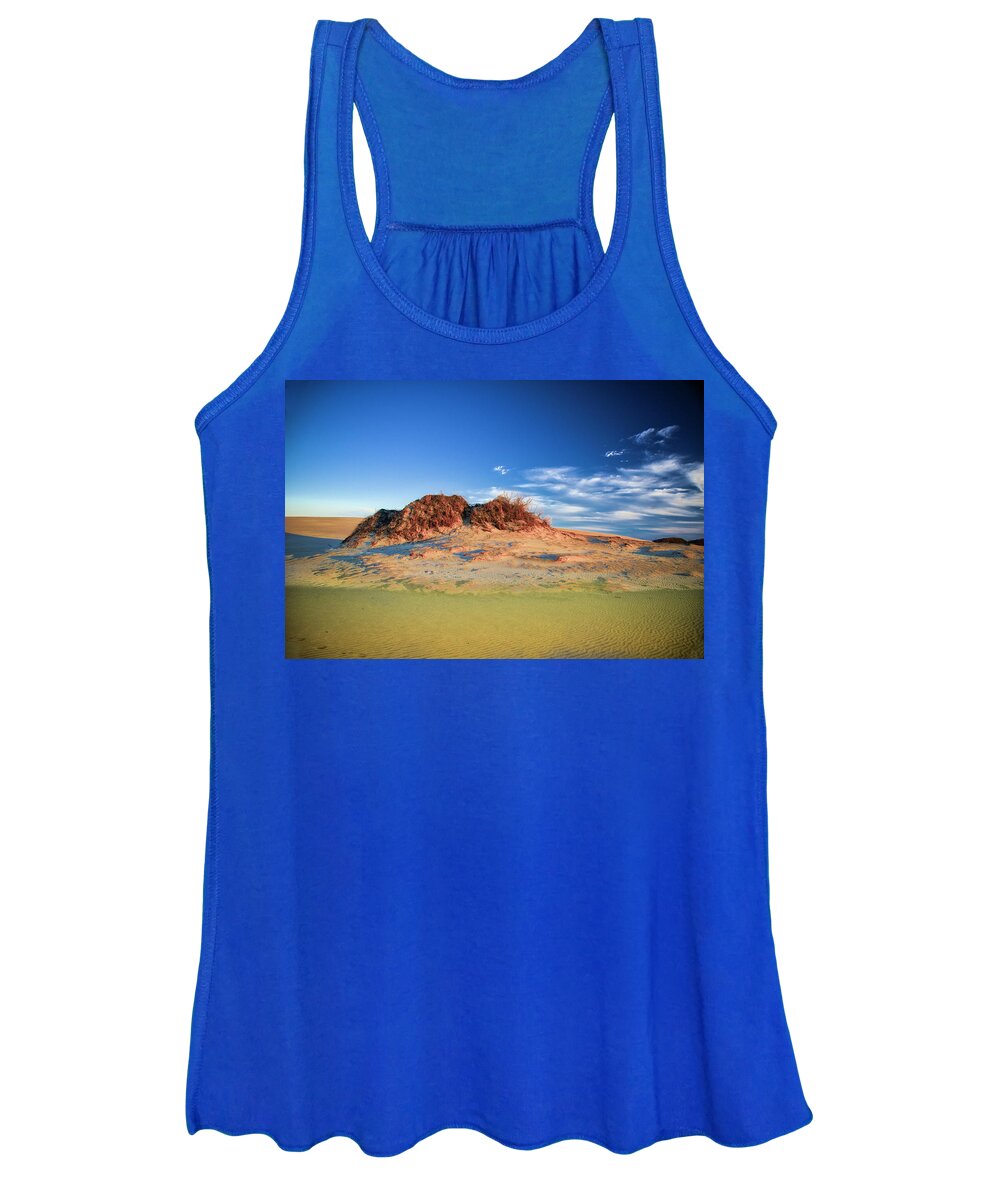 Landscapes Women's Tank Top featuring the photograph Peaks of Jockey's Ridge by Donald Brown