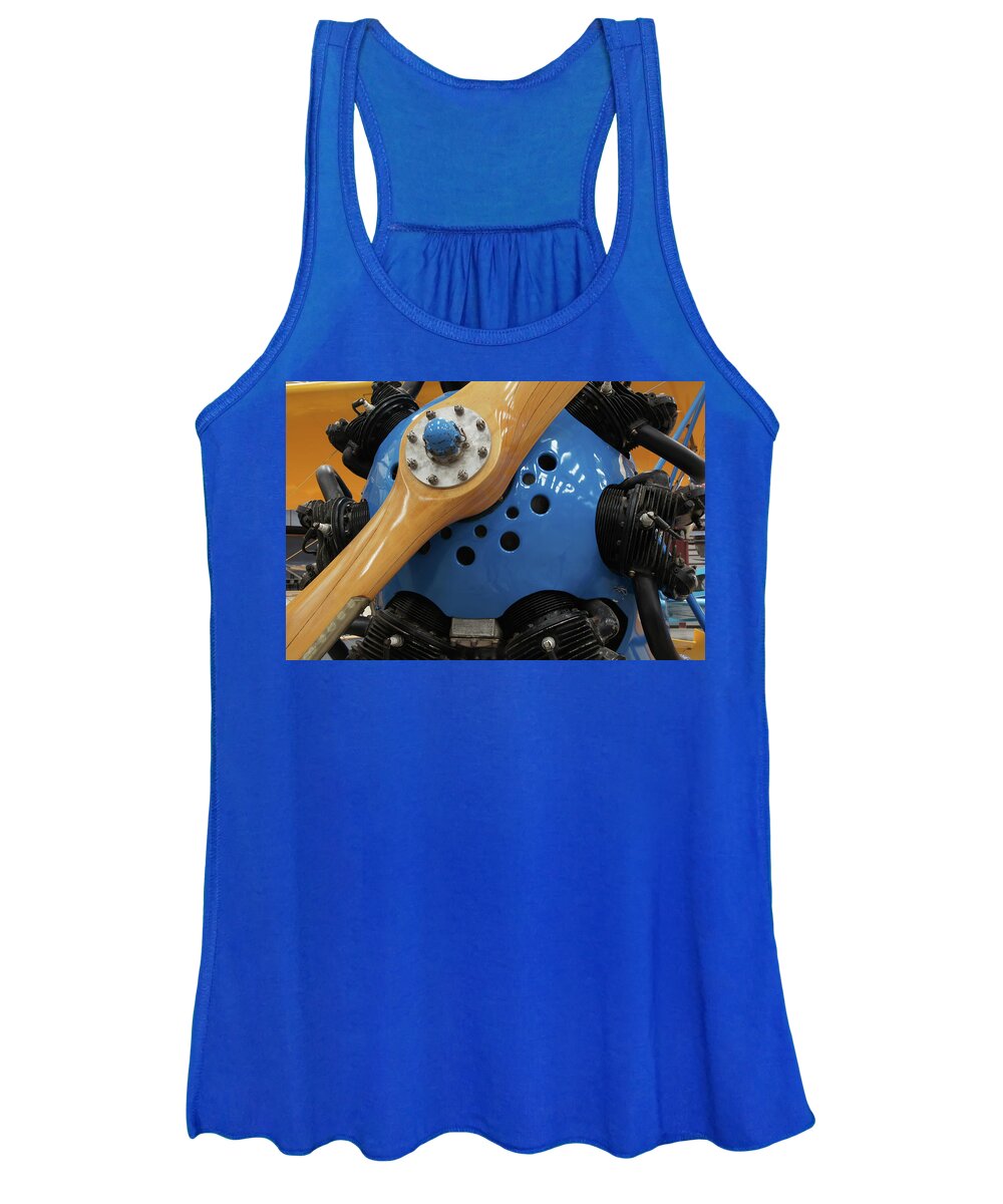 Plane Women's Tank Top featuring the photograph Prop #49 by Raymond Magnani