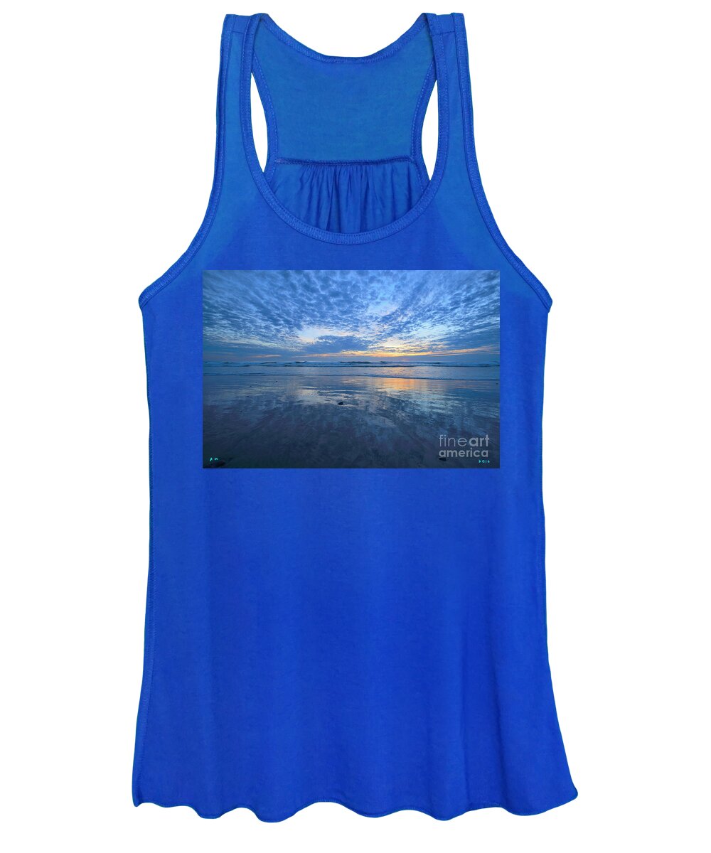 Cardiff By The Sea Women's Tank Top featuring the photograph Blue Heaven by John F Tsumas