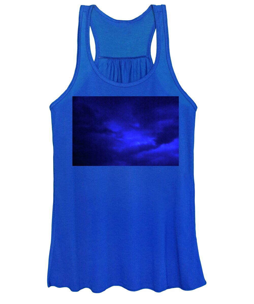 Sky Women's Tank Top featuring the photograph Sapphire Sky by Kathy Corday