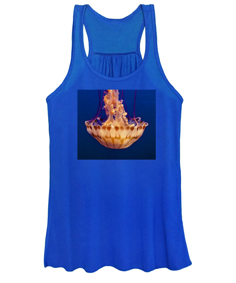 Animals Women's Tank Top featuring the photograph Sea Nettle Jellyfish by Venetia Featherstone-Witty