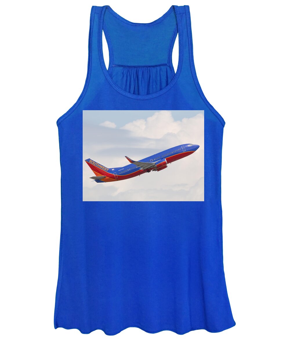 Southwest Women's Tank Top featuring the photograph Southwest Jet by Dart Humeston