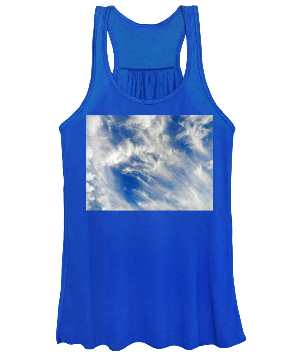 Cloud Women's Tank Top featuring the photograph Turbulent Sky by Alan C Wade