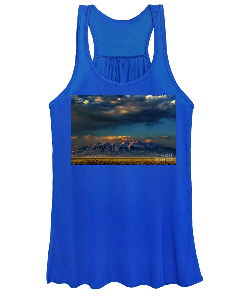 Ecoregion Women's Tank Top featuring the photograph Blanca Peak and Clouds by Bill Frische