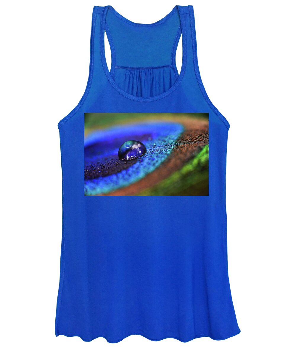 Feather Women's Tank Top featuring the photograph Feather Fall by Michelle Wermuth