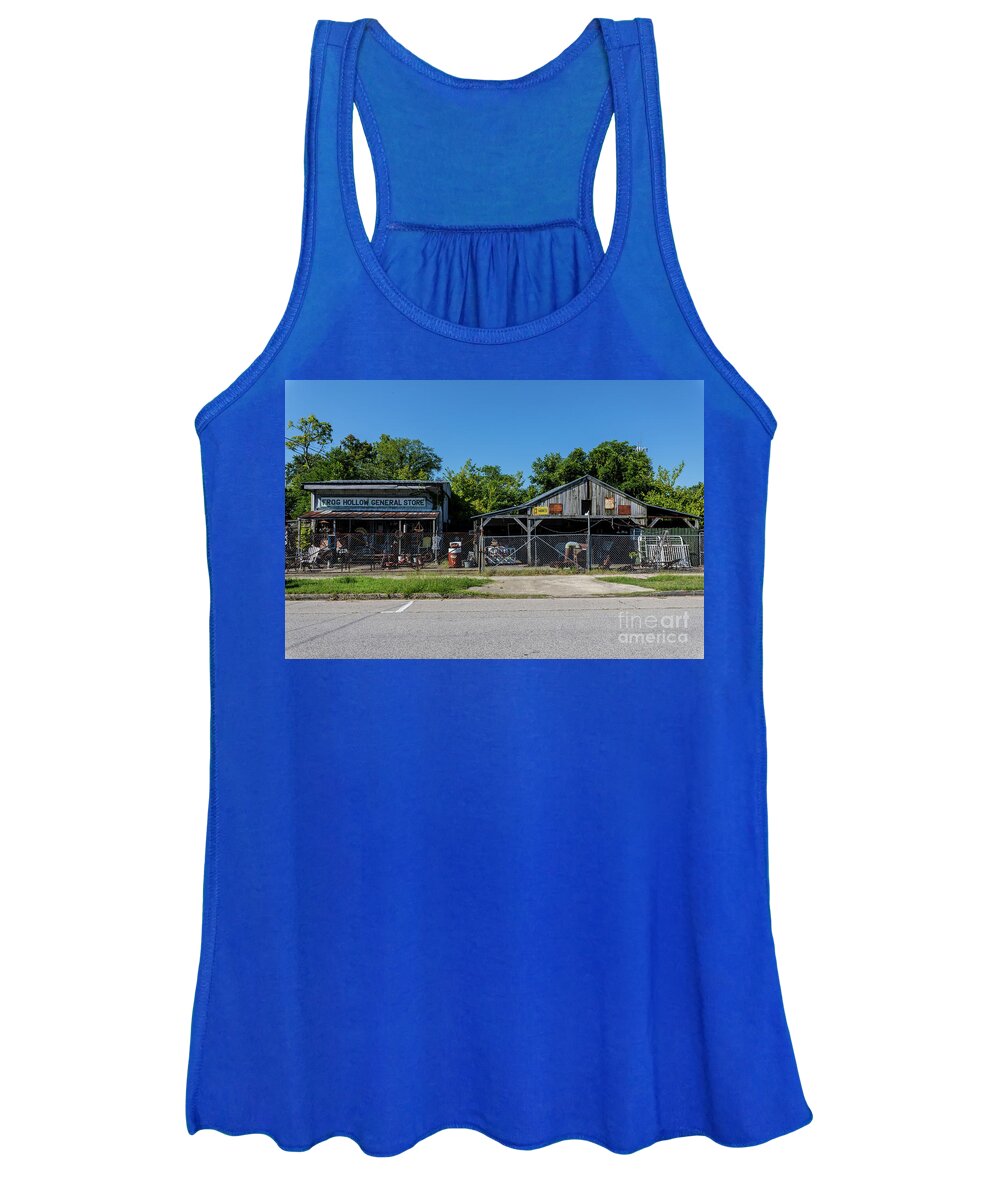 Frog Hollow General Store - Augusta Ga Women's Tank Top featuring the photograph Frog Hollow General Store - Augusta GA by Sanjeev Singhal