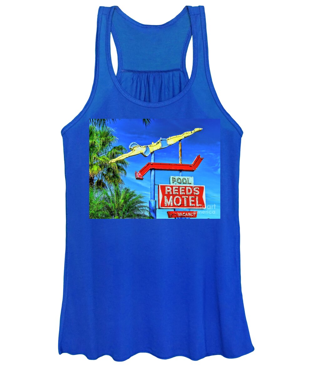 Florida Women's Tank Top featuring the photograph Neon Diver by Lenore Locken