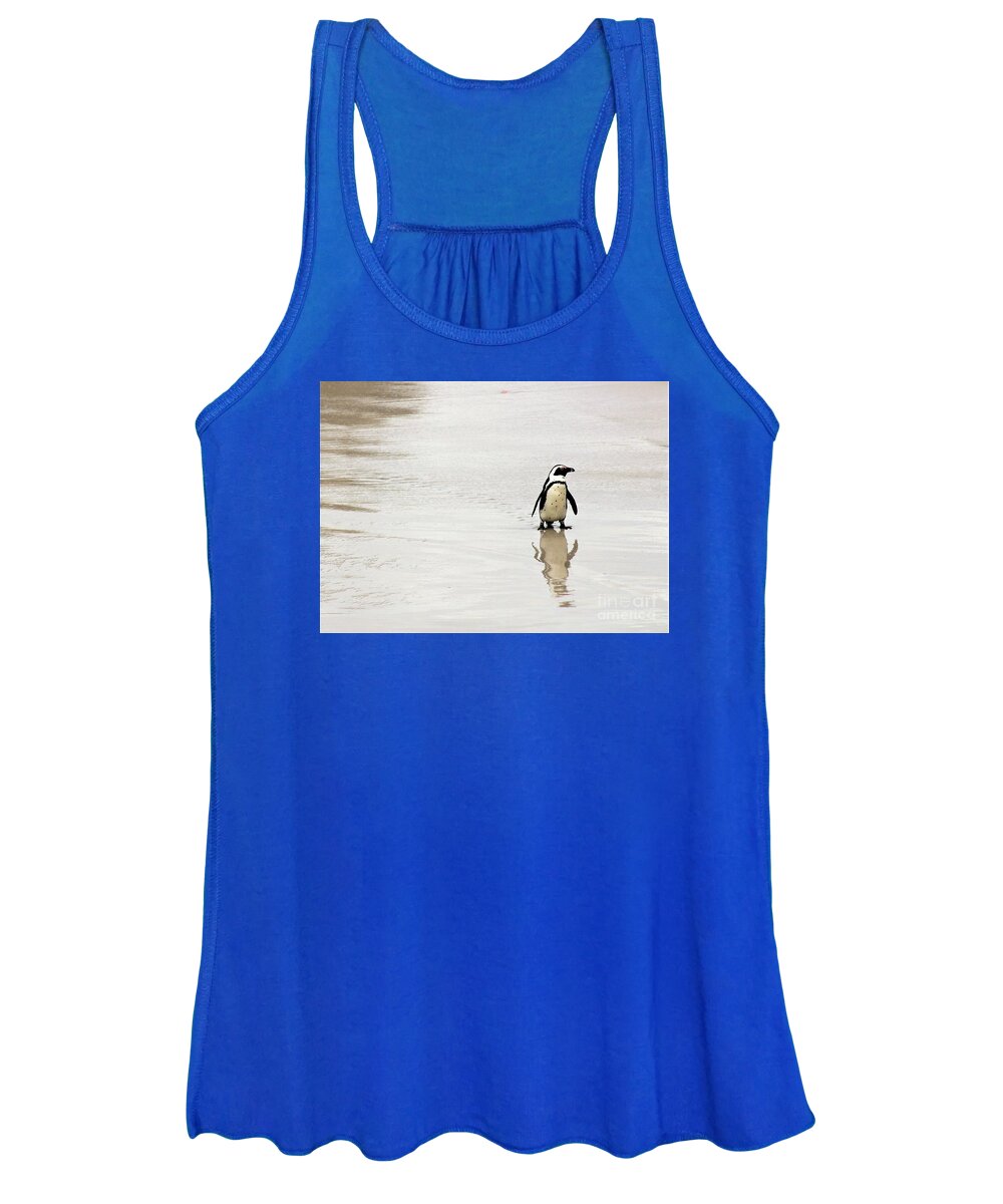 Penguin Women's Tank Top featuring the photograph Penguin by FD Graham
