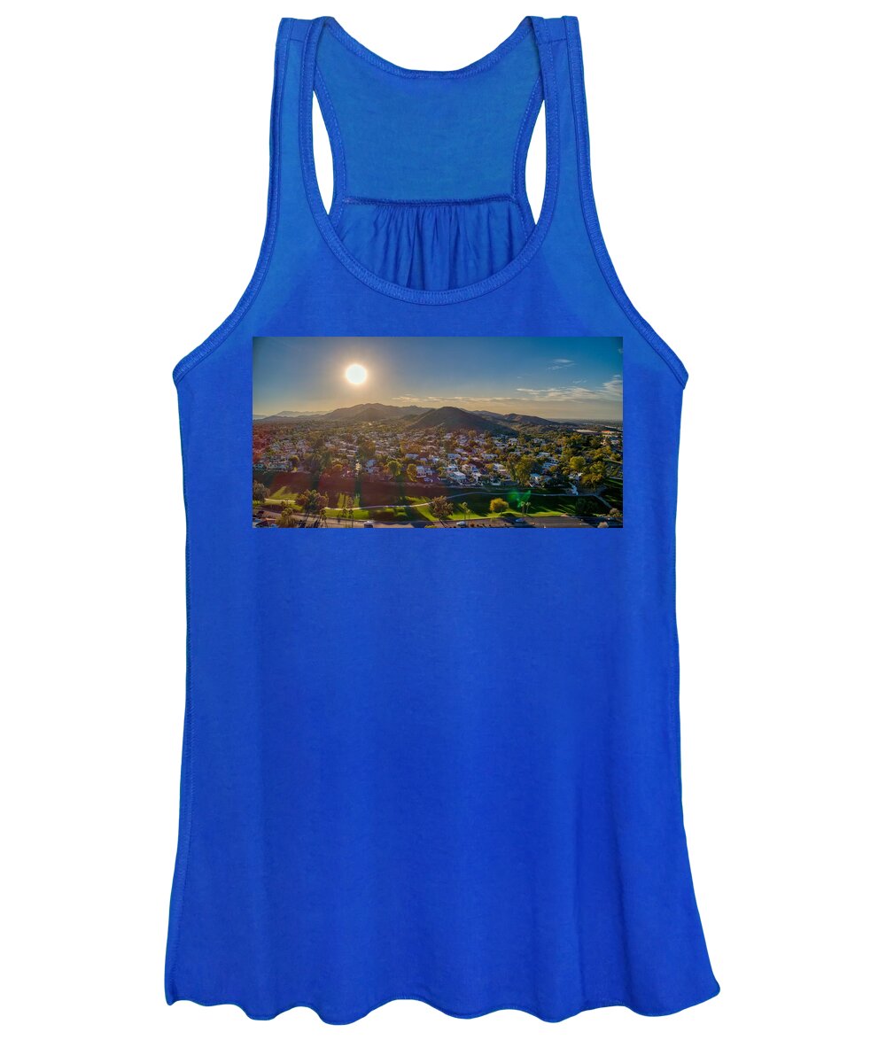 Sunsets Women's Tank Top featuring the photograph South Mountain Sunset by Anthony Giammarino
