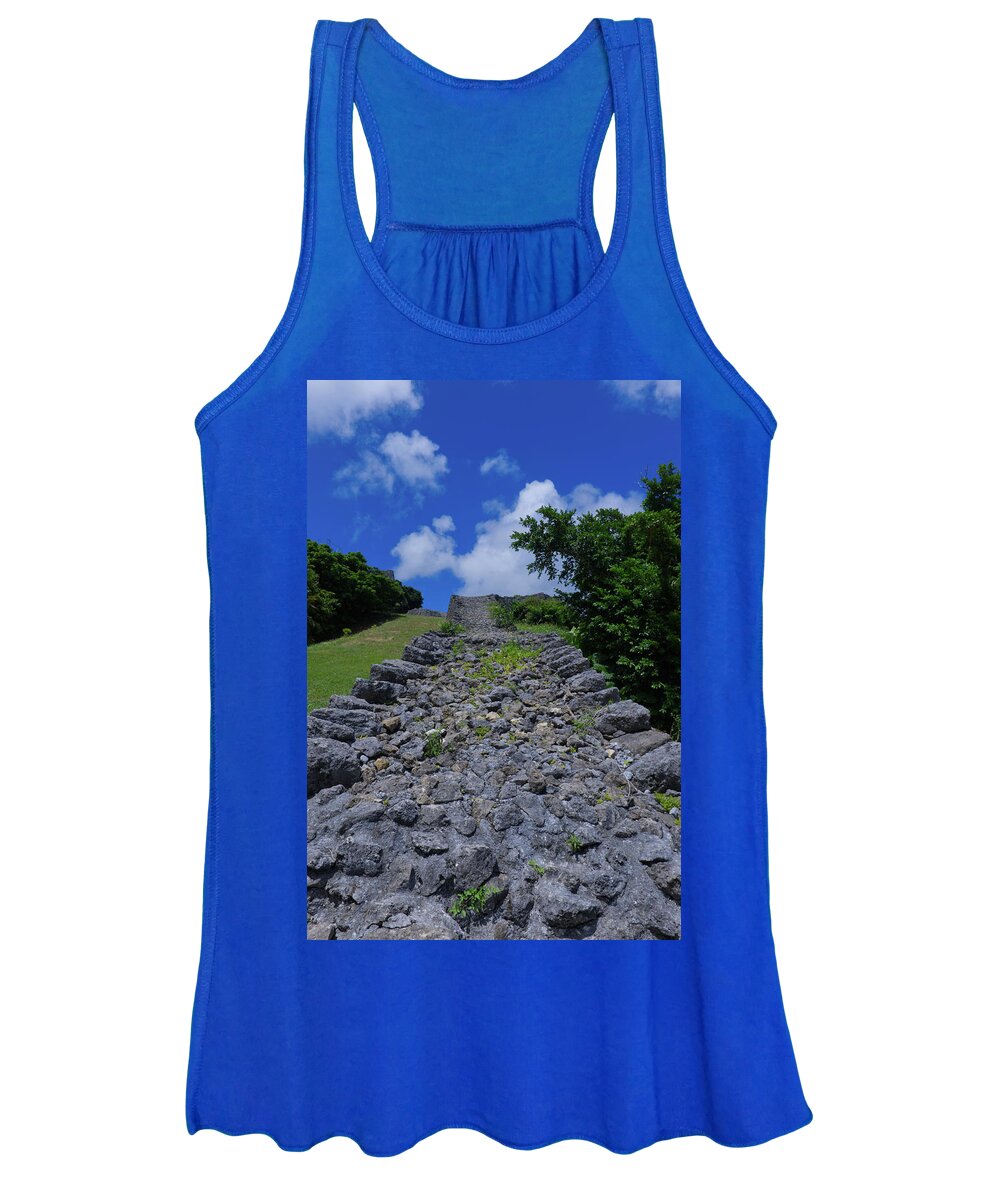 Castle Women's Tank Top featuring the photograph Walkway to Heaven by Eric Hafner