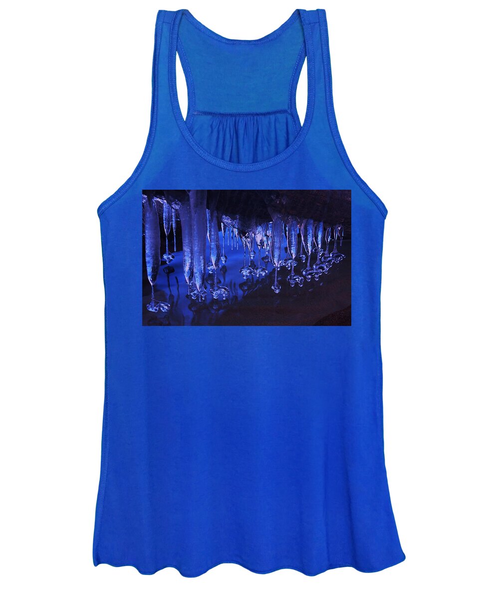 Lake Tahoe Women's Tank Top featuring the photograph Winter Blues by Sean Sarsfield