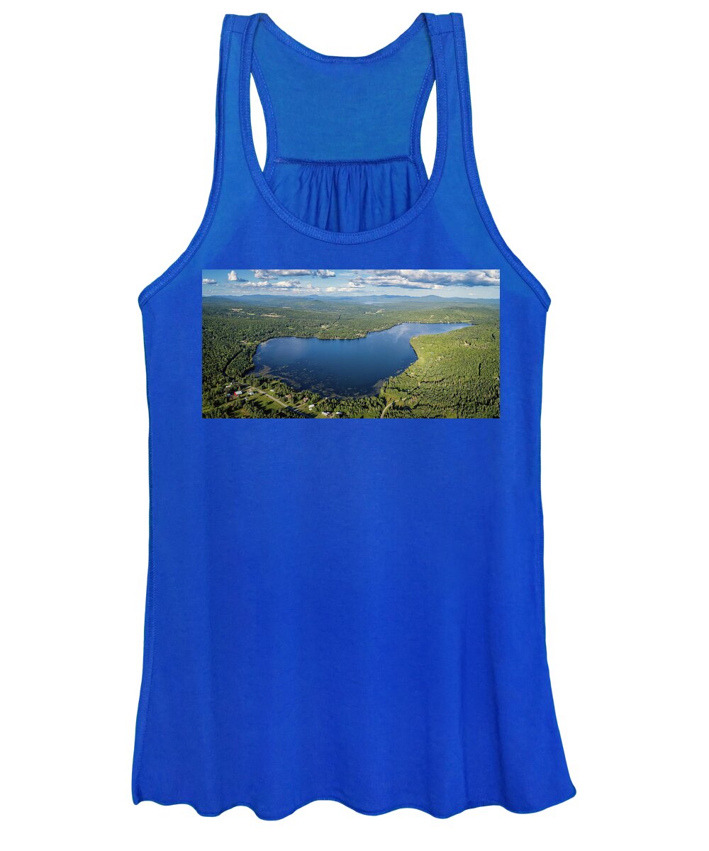 2020 Women's Tank Top featuring the photograph Back Lake Pittsburg New Hampshire August 2020 by John Rowe