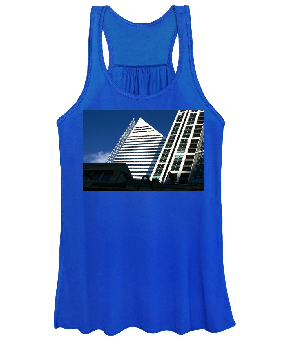 Architecture Women's Tank Top featuring the photograph Chicago Architectural Lines by Patrick Malon