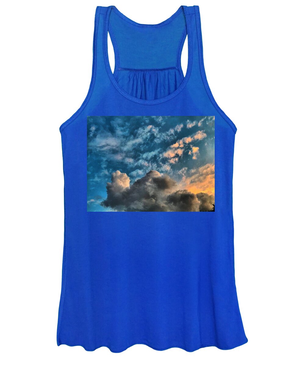 Women's Tank Top featuring the photograph Clouds by Stephen Dorton