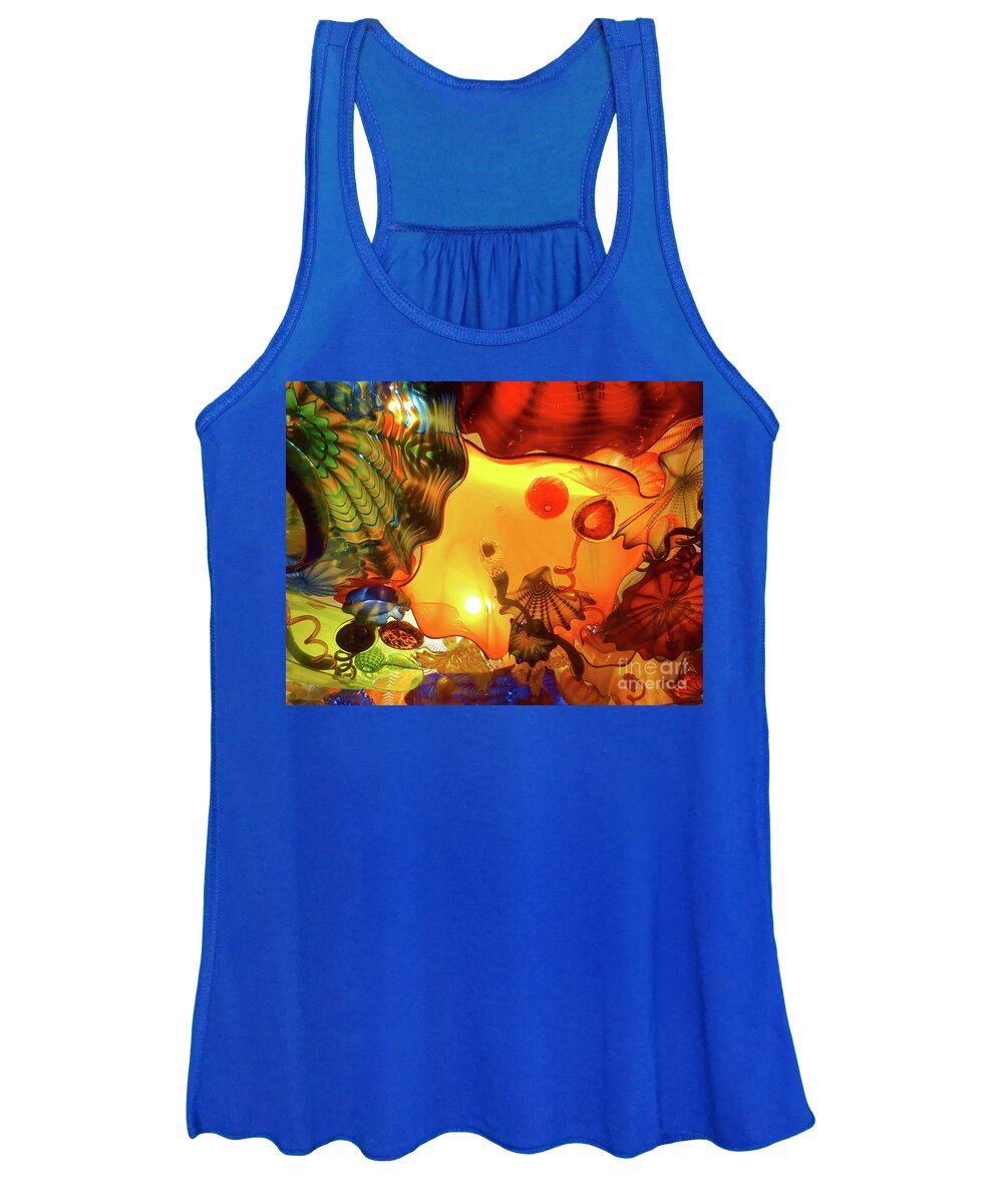  Women's Tank Top featuring the photograph Dale Chihuly Glass Sculptures by Robert Birkenes