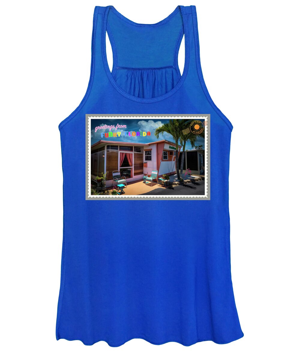 Florida Women's Tank Top featuring the photograph Greetings From Funky Florida 3 by ARTtography by David Bruce Kawchak