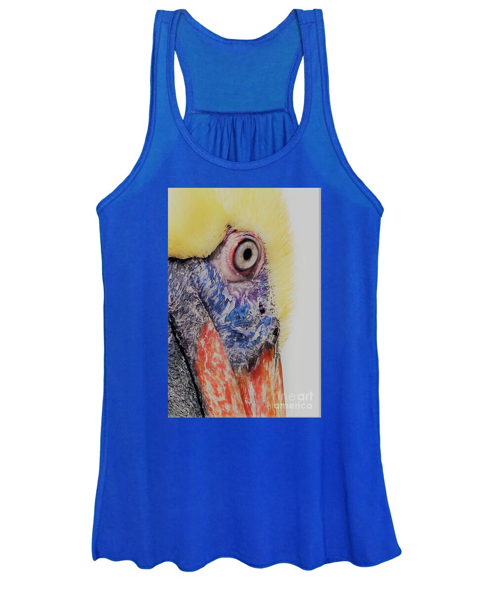 Pelican Women's Tank Top featuring the photograph Pretty in Colors by Joanne Carey