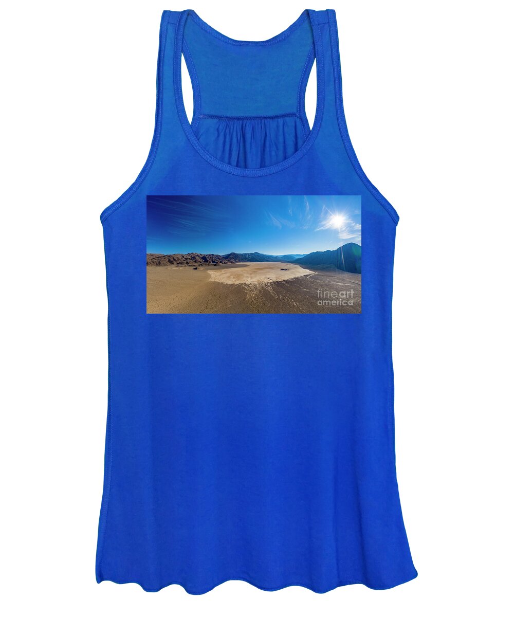 Racetrack Playa Death Valley Women's Tank Top featuring the photograph Racetrack Playa Death Valley by Dustin K Ryan