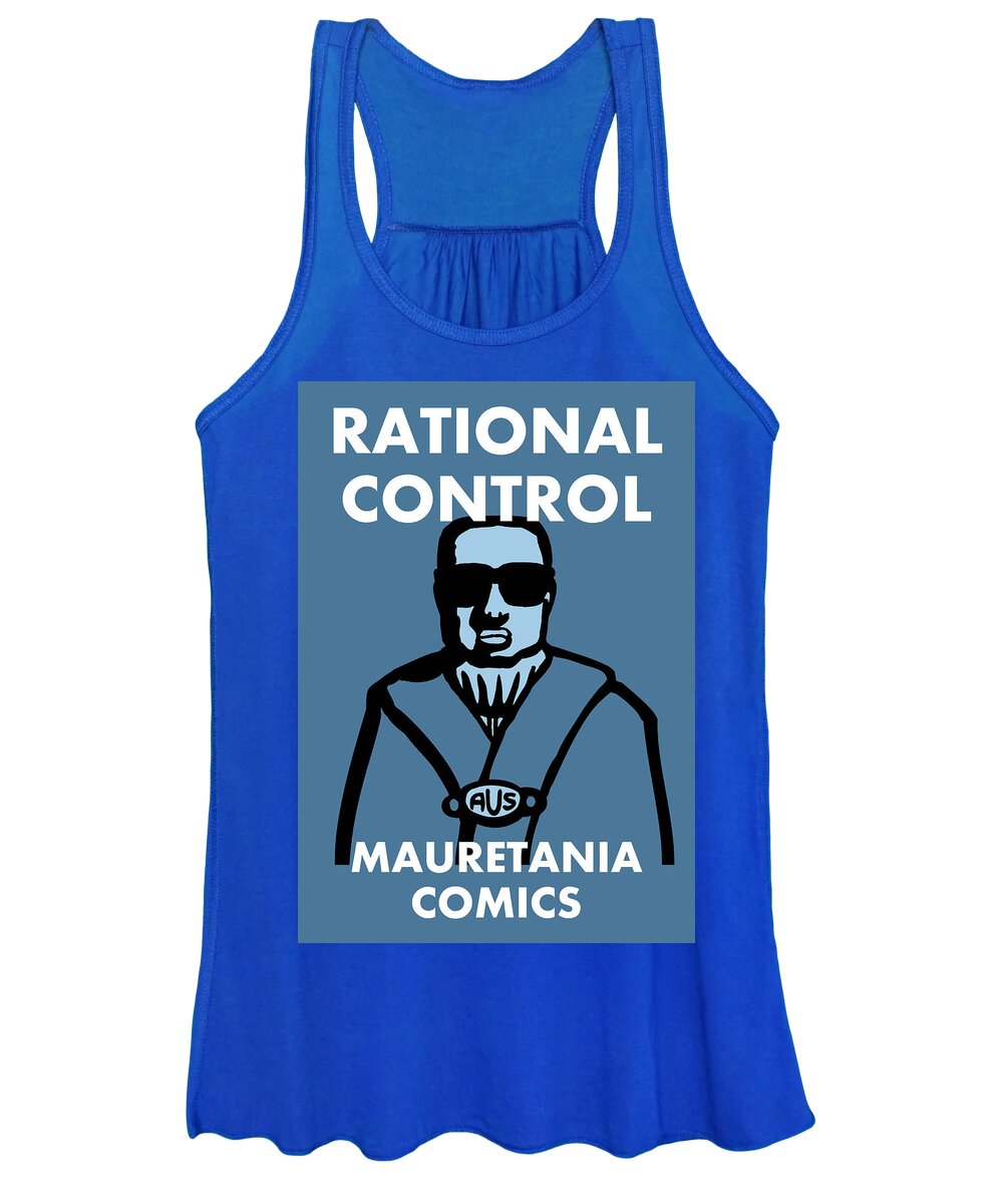 Trendy New Police Force Women's Tank Top featuring the digital art Rational Control by Chris Reynolds