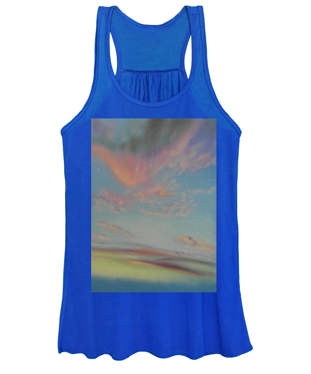 Pastel Women's Tank Top featuring the pastel Sunset Impressions by Michele Myers