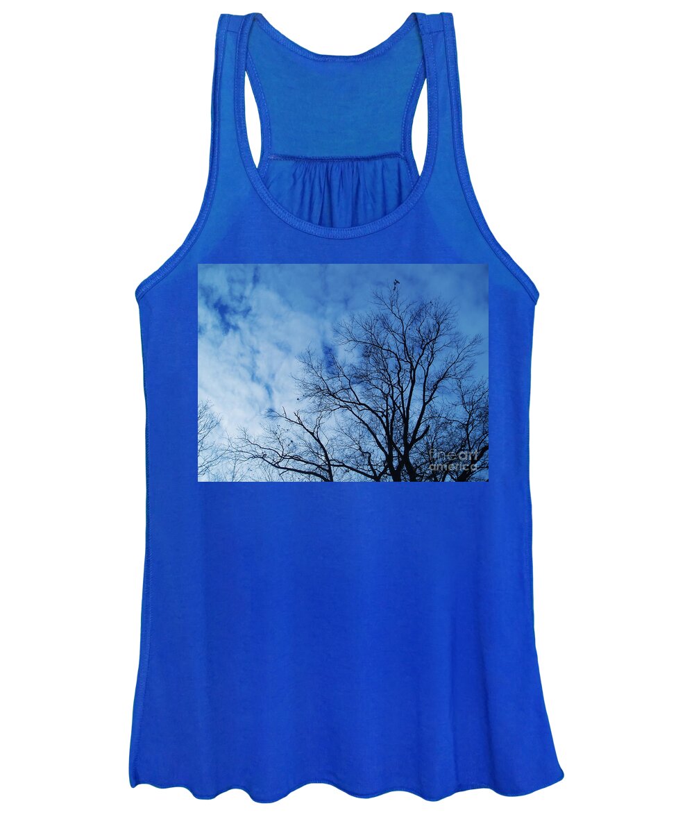 Trees Women's Tank Top featuring the photograph Winter Trees by Reina Resto