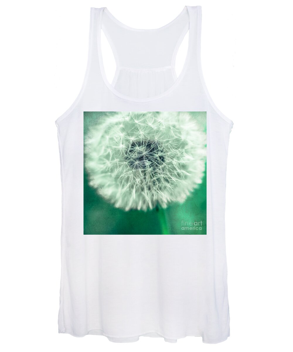 1x1 Women's Tank Top featuring the photograph Blowball 1x1 by Hannes Cmarits