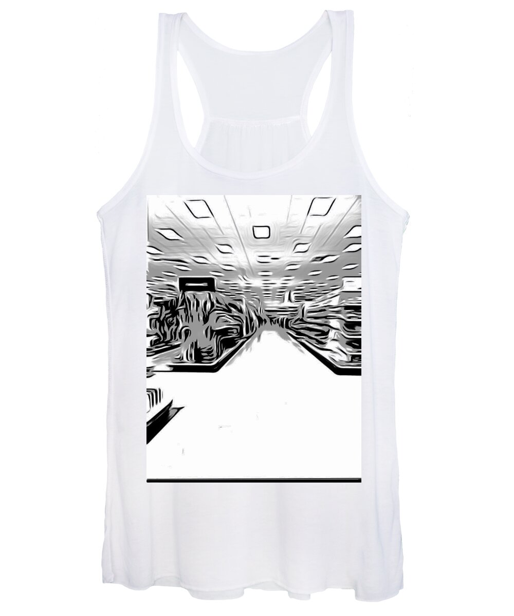 Abstract Women's Tank Top featuring the photograph Store #1 by Dart Humeston