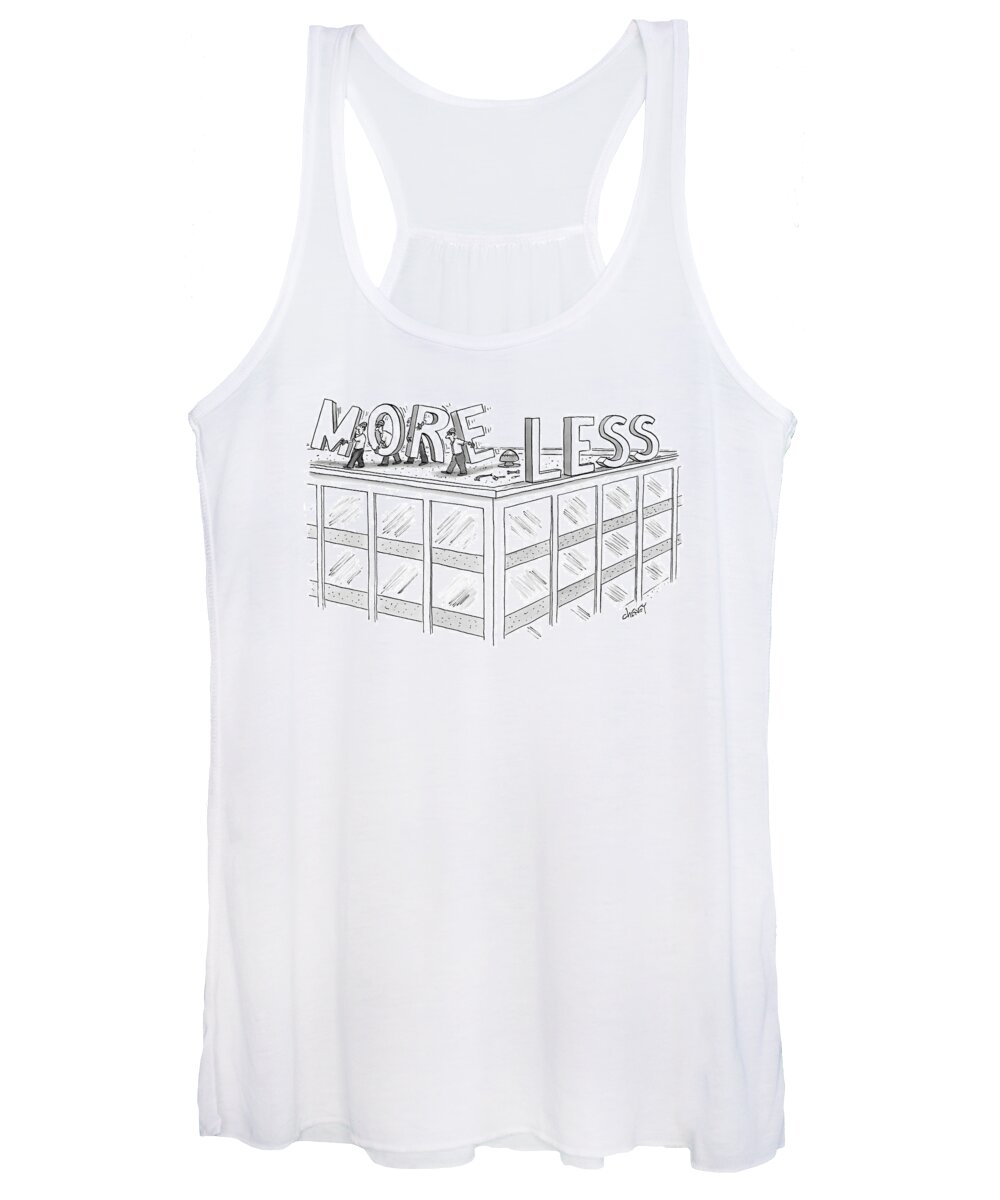 Captionless. More Women's Tank Top featuring the drawing New Yorker May 11th, 2009 by Tom Cheney
