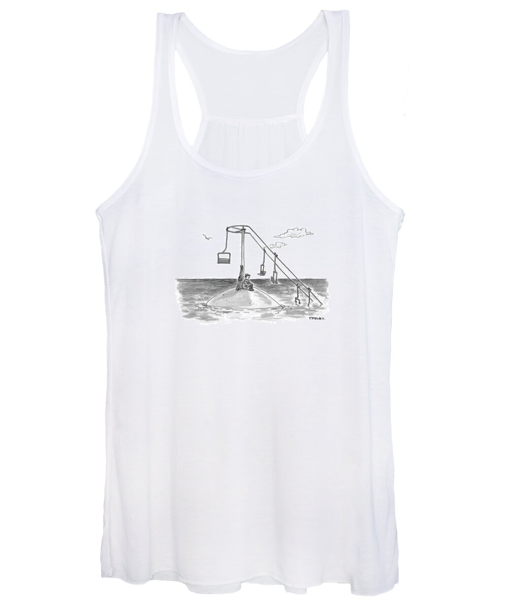 Automobiles Women's Tank Top featuring the drawing How Much Is That In Years Of Tuition? by Pat Byrnes