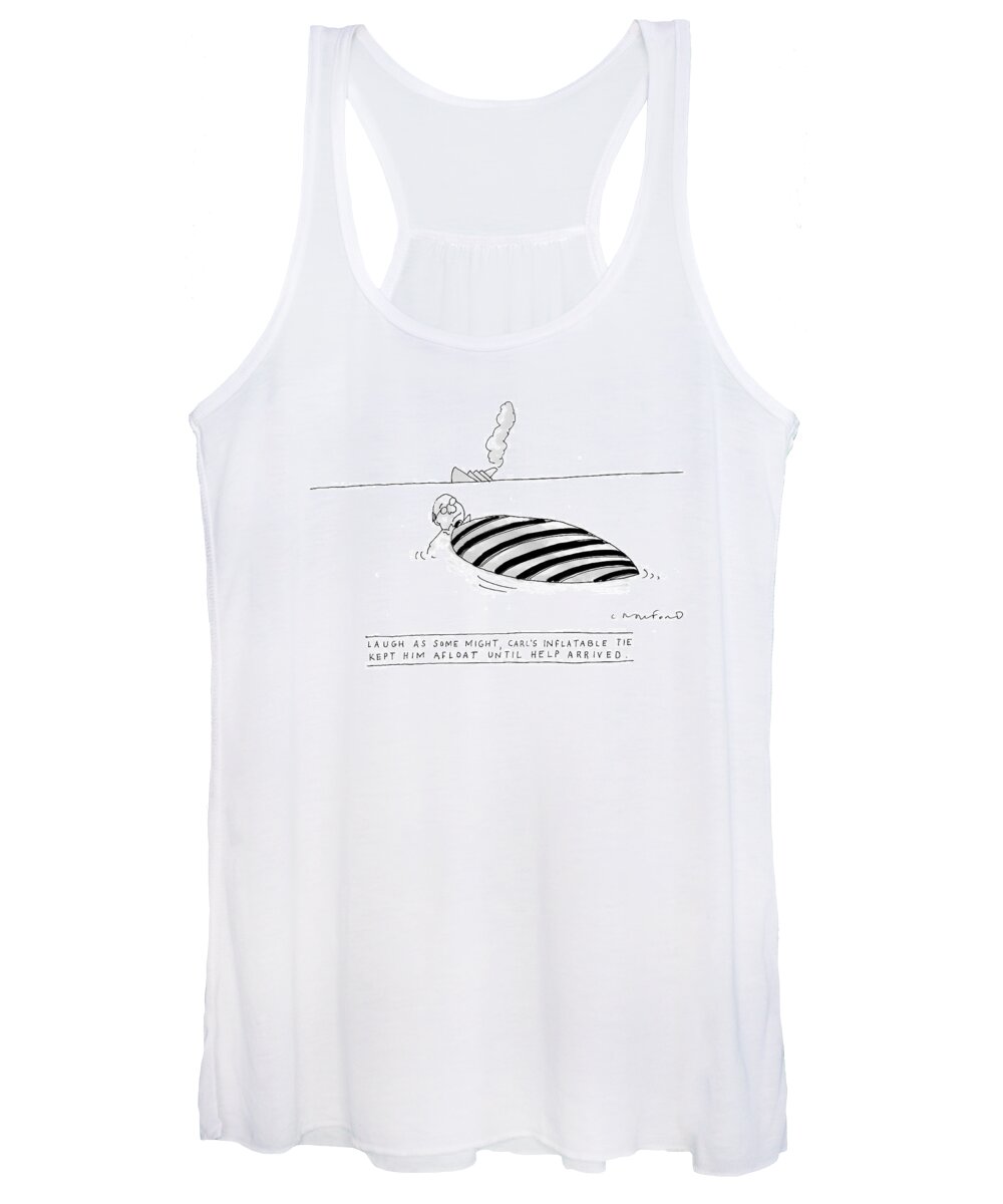Rescue Inventions Fashion 
'laugh As Some Might Women's Tank Top featuring the drawing 'laugh As Some by Michael Crawford