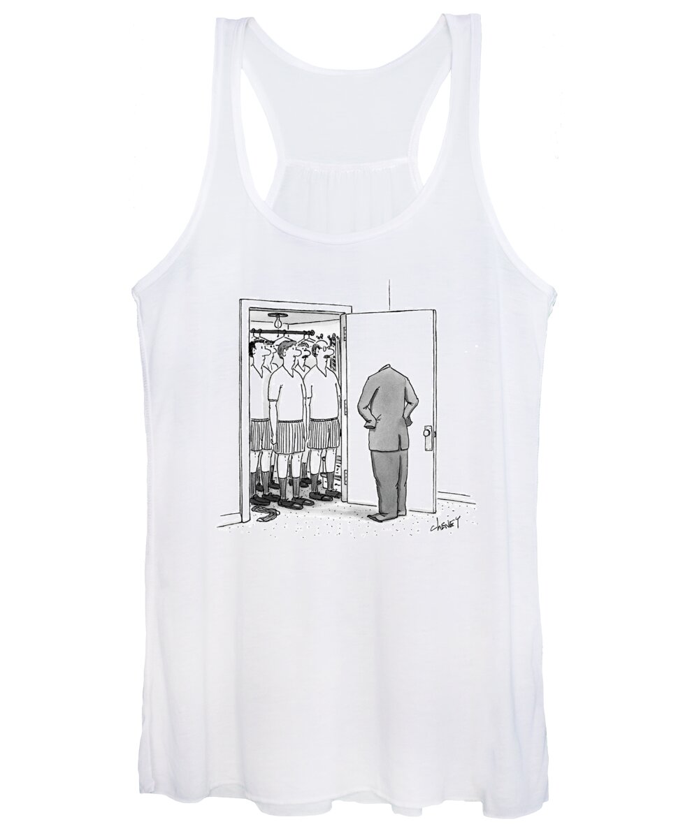 Men's Clothing Women's Tank Top featuring the drawing New Yorker March 20th, 2000 by Tom Cheney