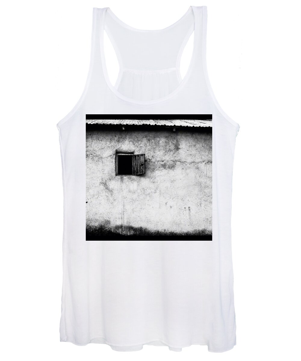 Window Women's Tank Top featuring the photograph A Window To The World by Aleck Cartwright