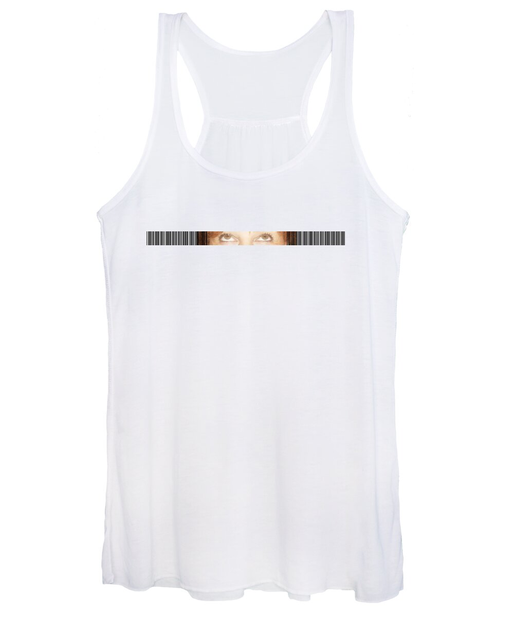 Bar Code Women's Tank Top featuring the photograph Barred by Ingrid Van Amsterdam