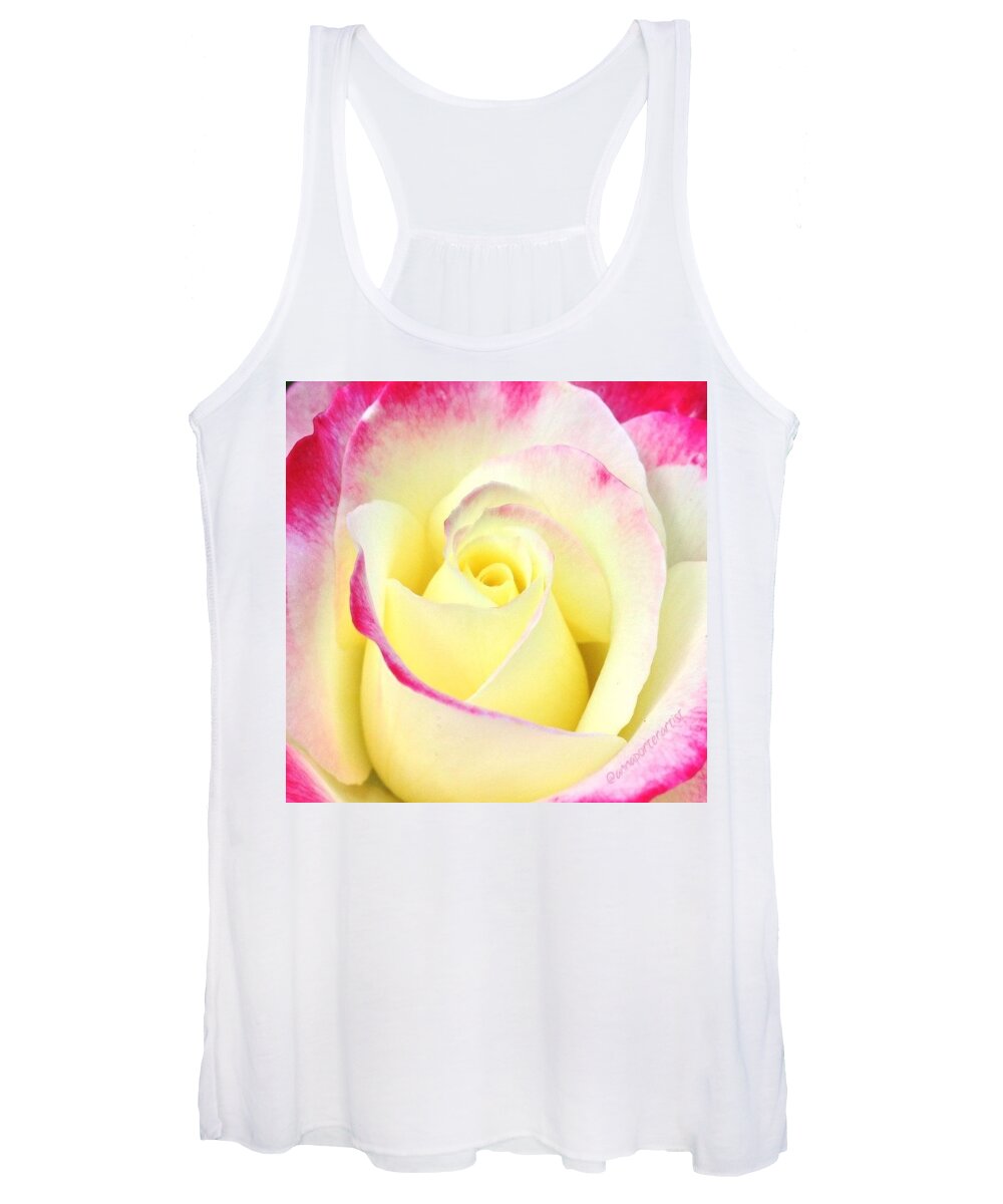 Beauty Unfurled Women's Tank Top featuring the photograph Beauty Unfurled by Anna Porter