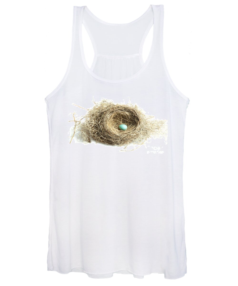 Art Women's Tank Top featuring the photograph Bird Nest 2 by Jo Ann Tomaselli