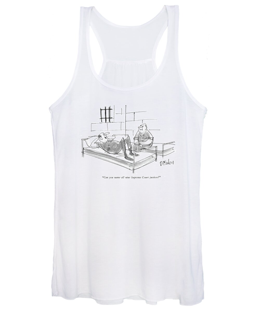 Can You Name All Nine Supreme Court Justices? Women's Tank Top by Dana  Fradon - Conde Nast