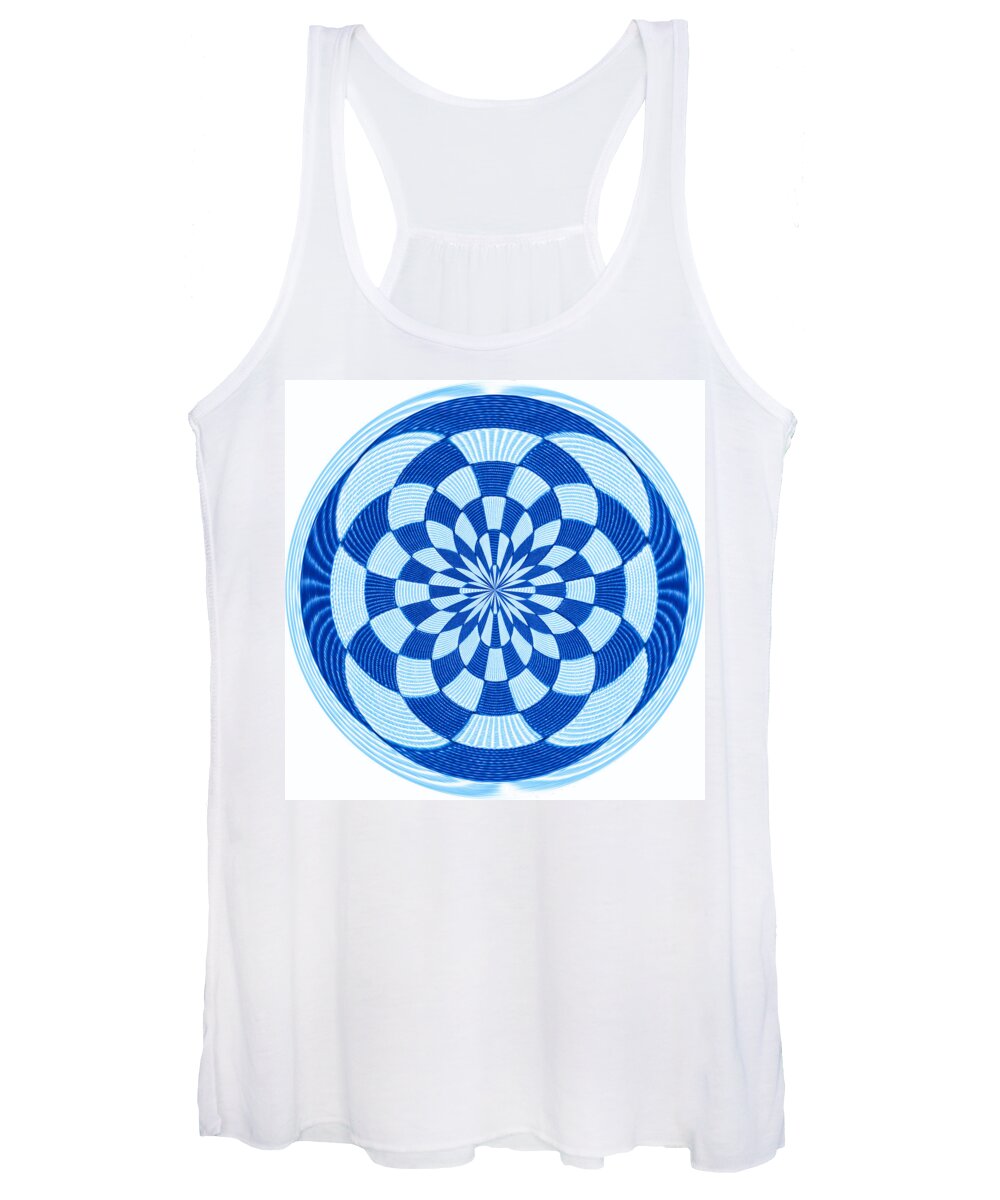 Orb Women's Tank Top featuring the photograph Checkerboard Orb by Cathy Kovarik