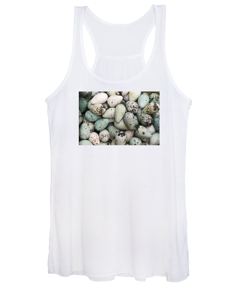 Flpa Women's Tank Top featuring the photograph Common Guillemot Eggs Iceland by Bill Coster