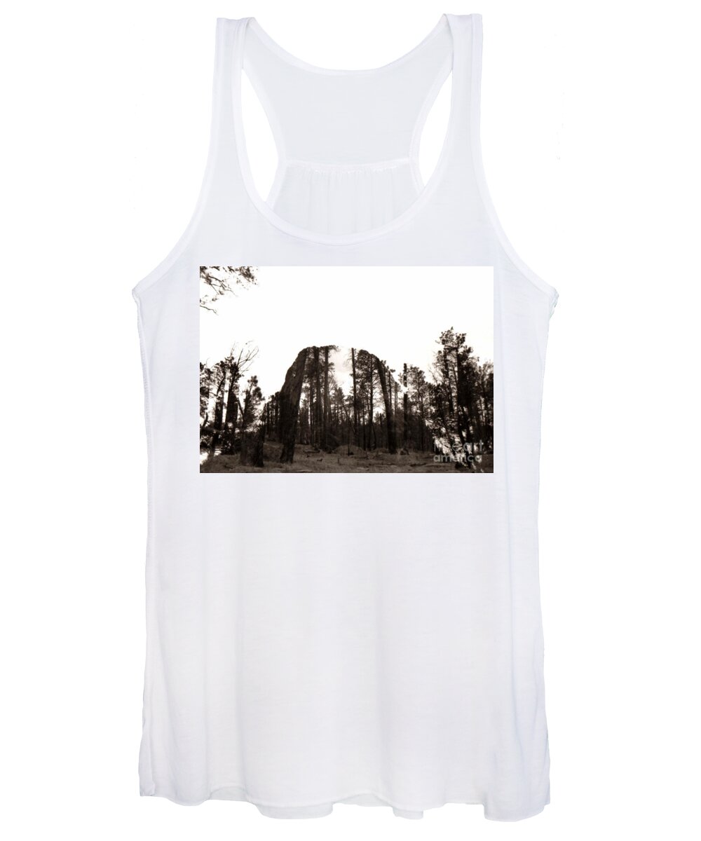 Devils Tower Women's Tank Top featuring the photograph Devils Tower Revealed by Anthony Wilkening