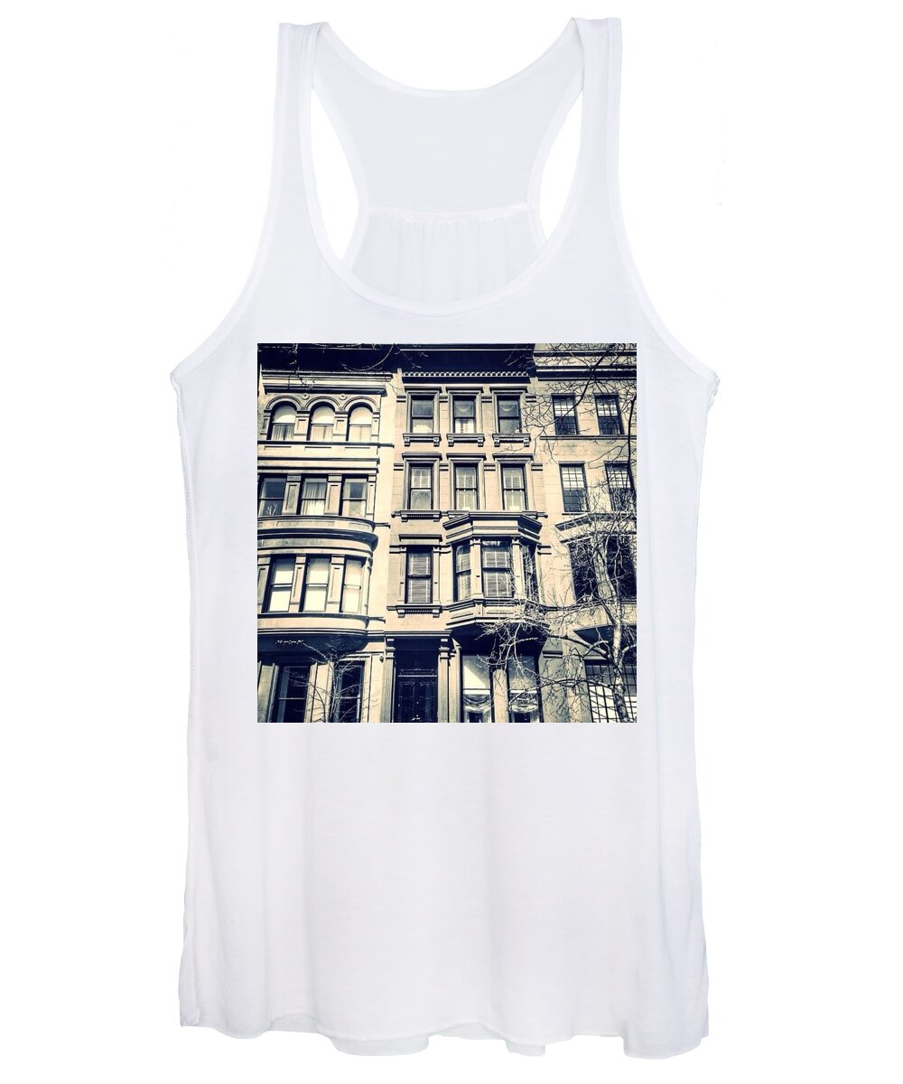 East93rd Women's Tank Top featuring the photograph East 93rd Street, Nyc, April 20, 2014 by Anna Porter