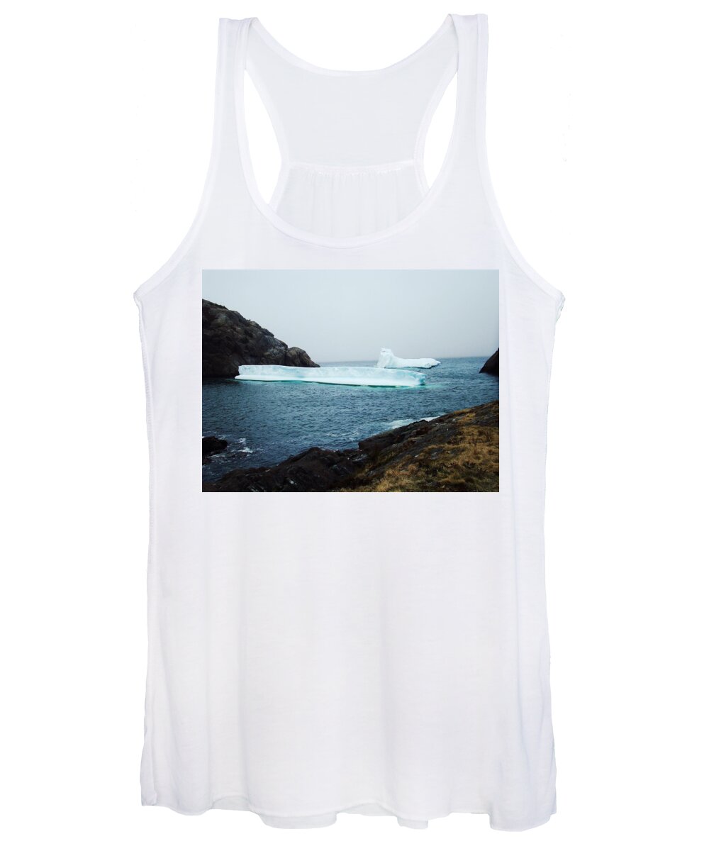 Icebergs Women's Tank Top featuring the photograph Glacial Beauty by Zinvolle Art