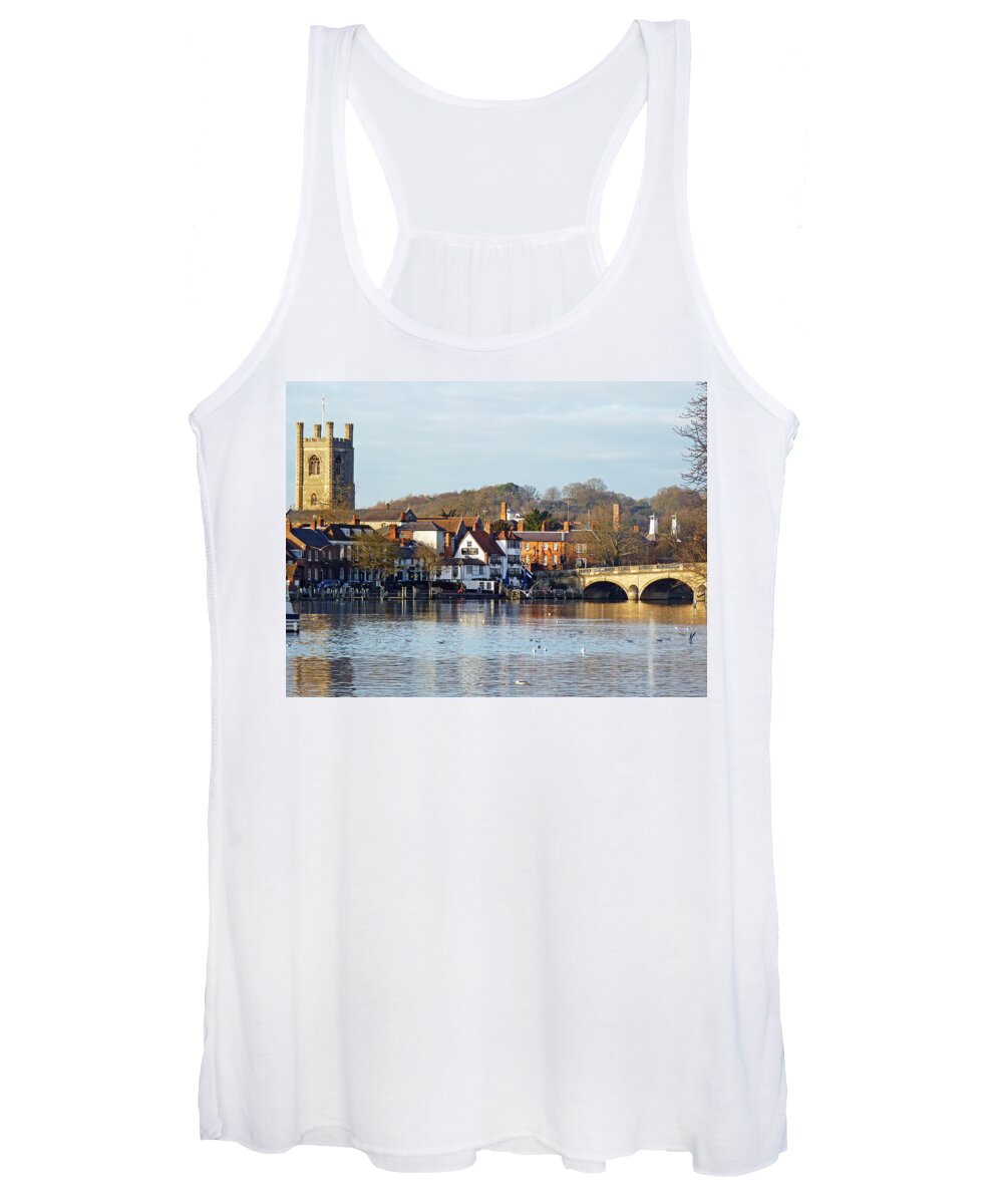River Thames Women's Tank Top featuring the photograph Henley-on-Thames by Tony Murtagh