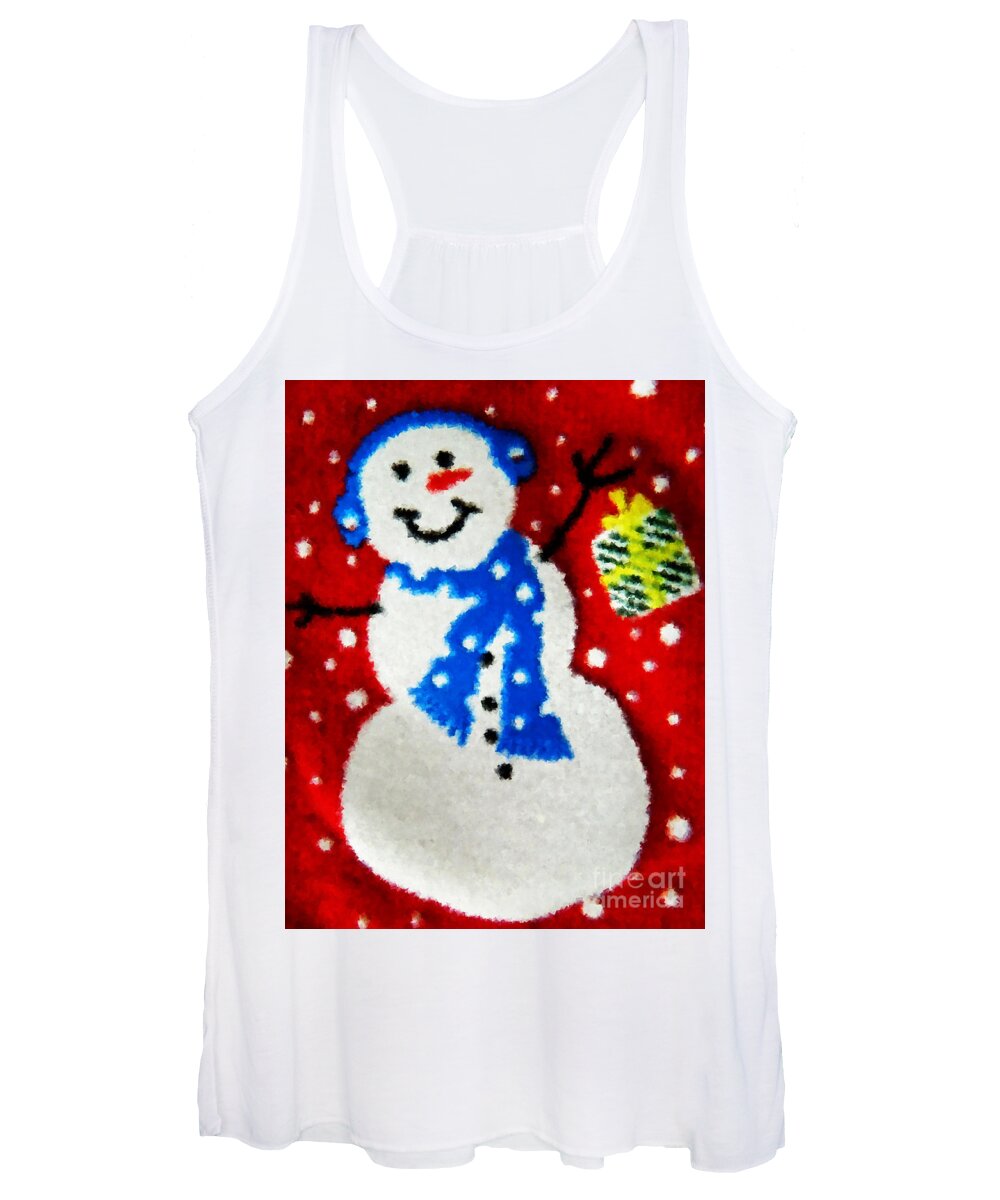 Xmas Women's Tank Top featuring the photograph It is Christmas time by Andrea Anderegg