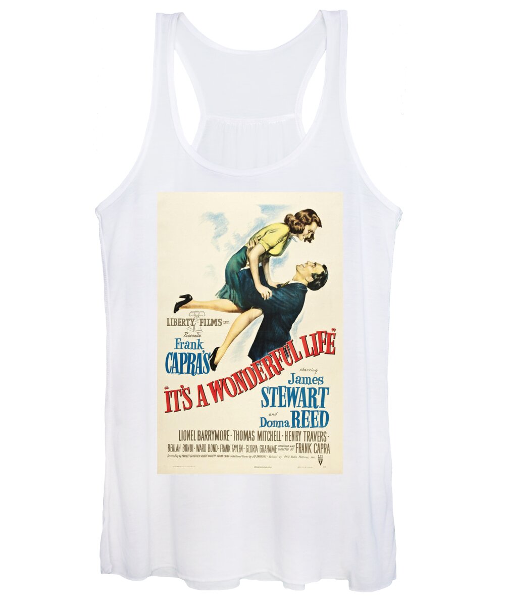 Its A Wonderful Life Women's Tank Top featuring the digital art It's a Wonderful Life by Georgia Clare