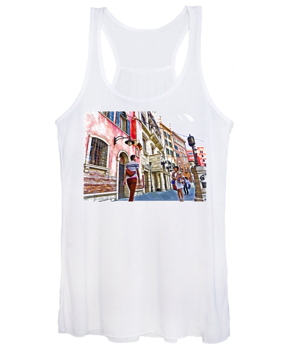 Japan Women's Tank Top featuring the drawing Japan 2187 by Dean Wittle