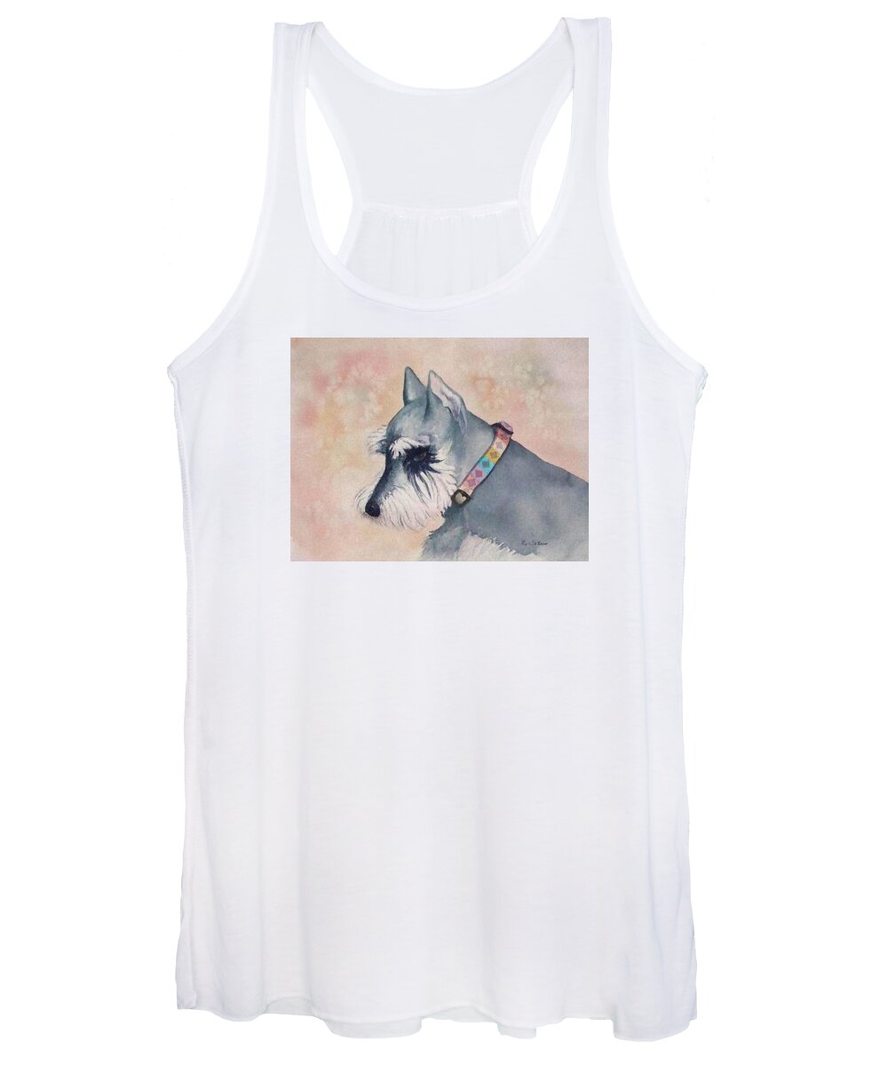 Dogs Women's Tank Top featuring the painting Lady Catherine by Lyn DeLano
