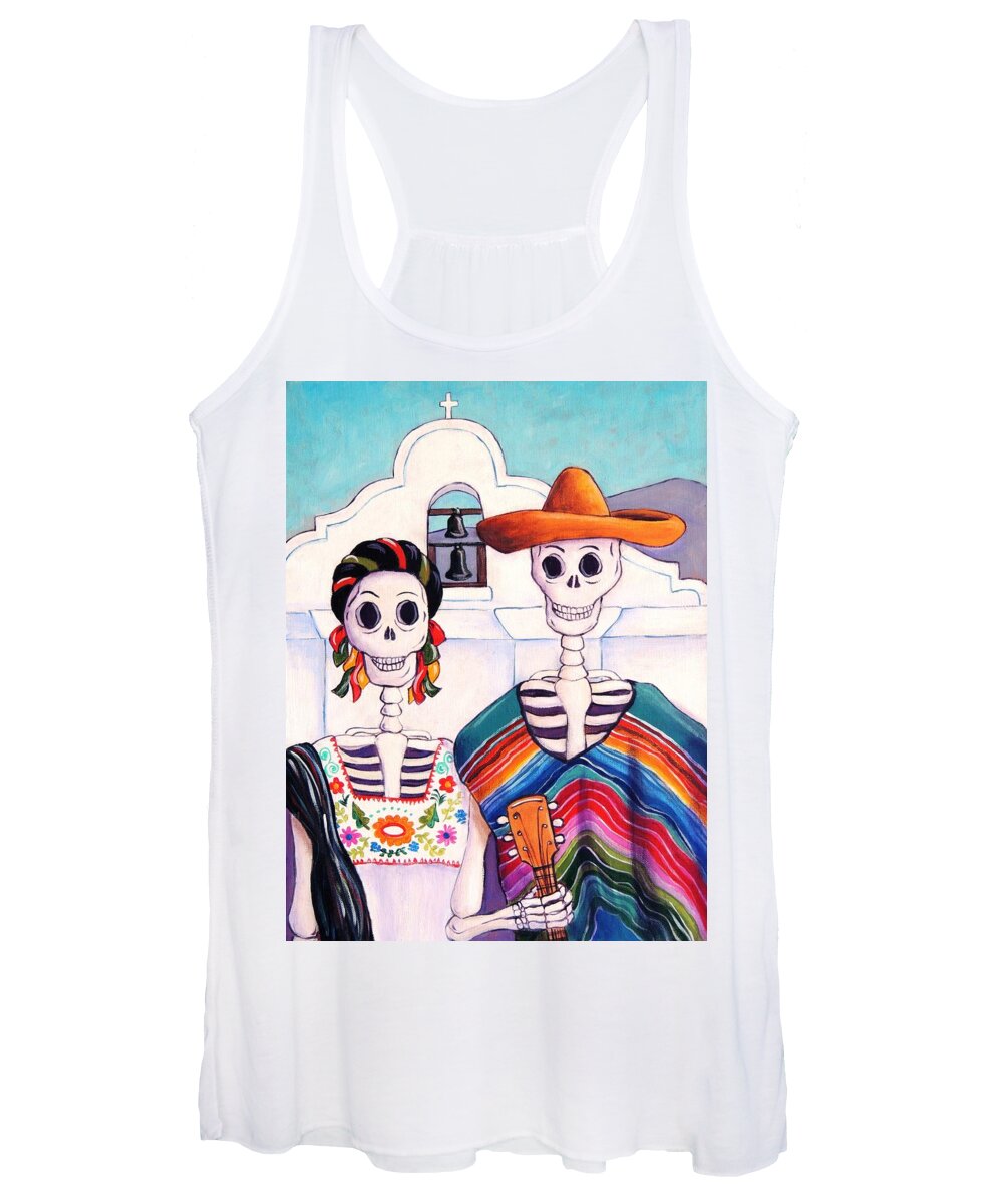 Dia De Los Muertos Women's Tank Top featuring the painting Mexican Gothic by Candy Mayer