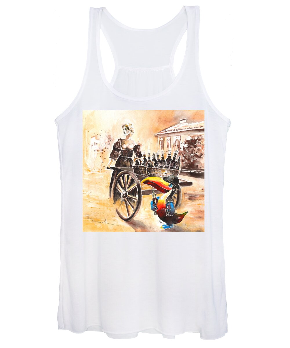 Travel Women's Tank Top featuring the painting Molly Malone by Miki De Goodaboom