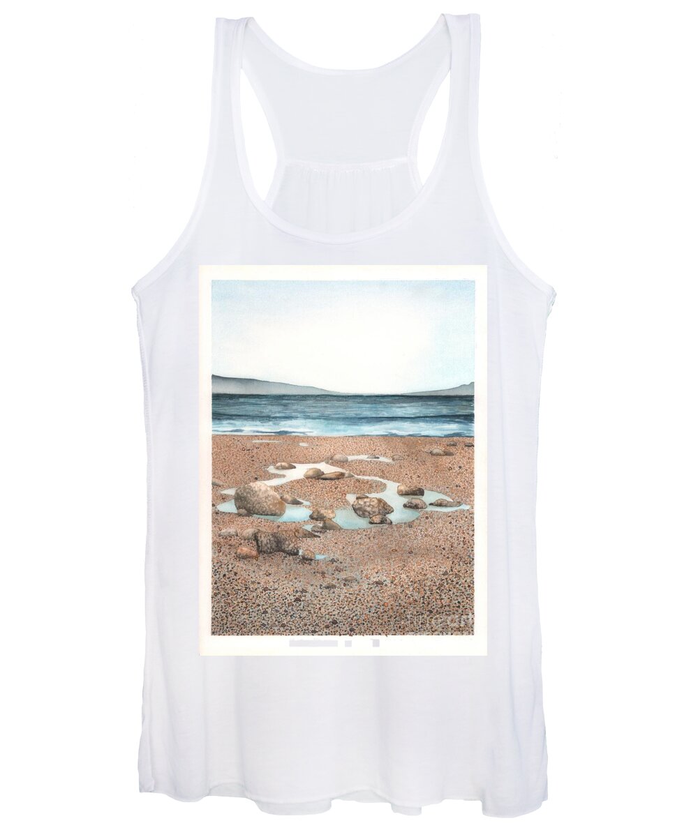 Montara Women's Tank Top featuring the painting Montara by Hilda Wagner