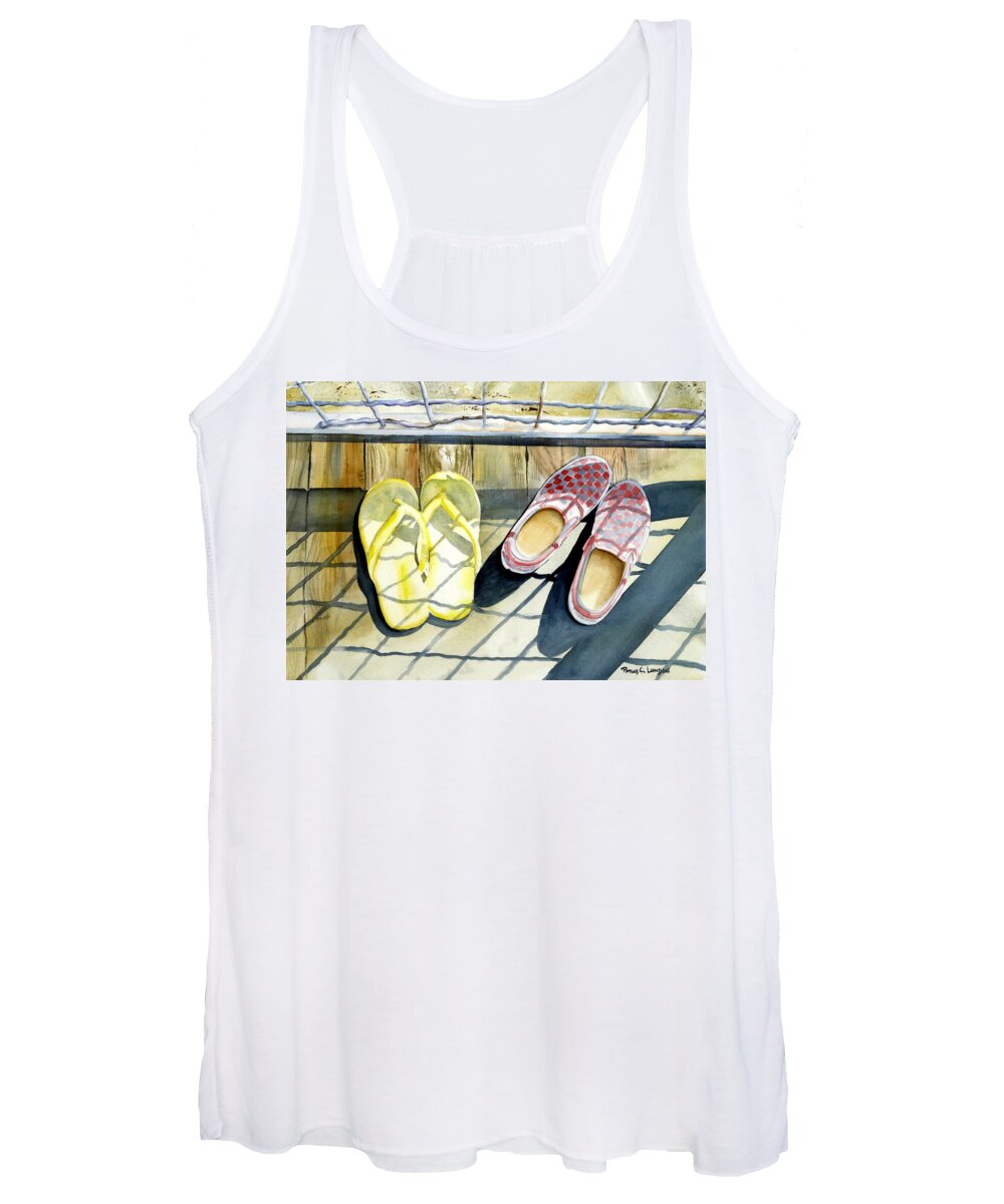 Mother Women's Tank Top featuring the painting Mother and Daughter by Phyllis London